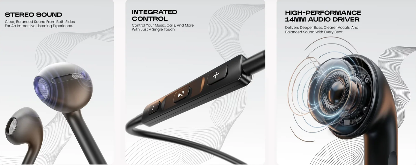 R-5 Buzz Handsfree Type C Half-In-Ear | 14mm Driver | Thunderous Bass