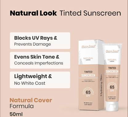 Natural Look Tinted Sunscreen 50ml Tube