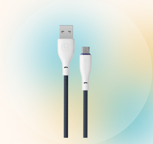 FLEXIN | R-2025 Micro USB Cable ( 1.2m length | Braided wire | 2.4Amp )