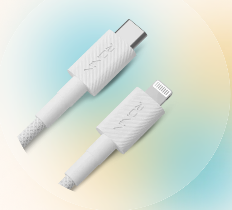 Lynix Type-C To IPhone ( 1.2 Meter Braided wire | Fast charging 27 Watt )