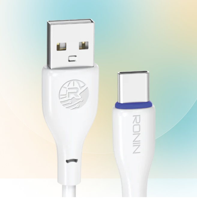 R-340 USB To Type-C Cable ( 1m Cable | 3.0 Amp Charging )
