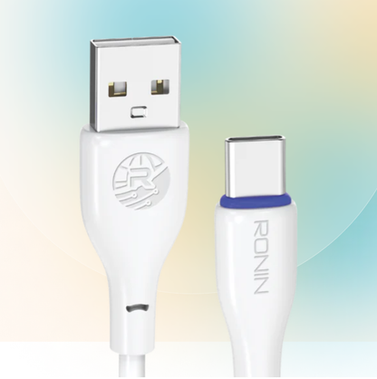 R-340 USB To Type-C Cable ( 1m Cable | 3.0 Amp Charging )