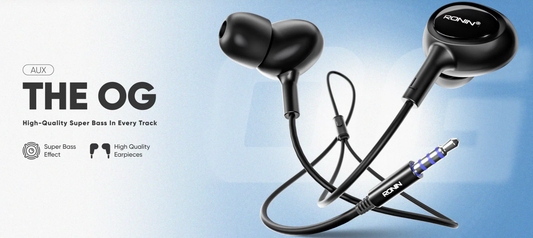 THE OG | R-9 Handsfree Immersive Bass | 3.5mm AUX | 10mm Audio Driver